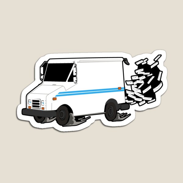 Mail Truck Magnet