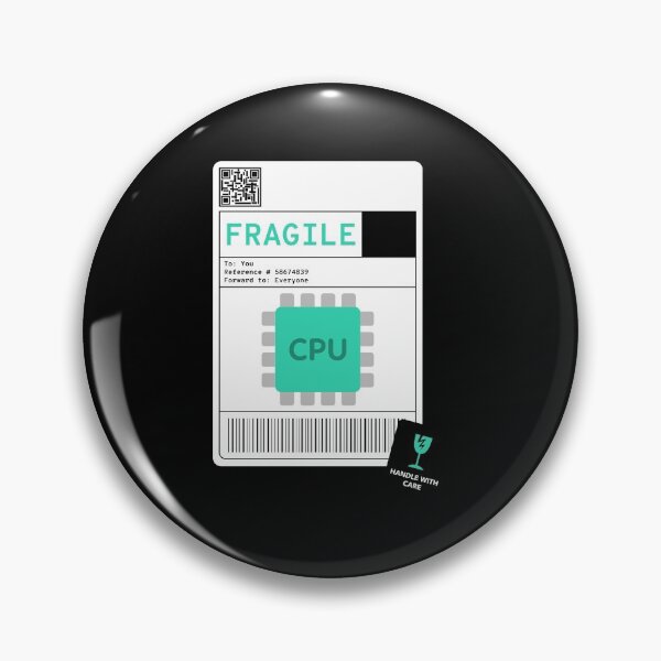Item preview, Fragile CPU Handle With Care designed and sold by greenchimp.