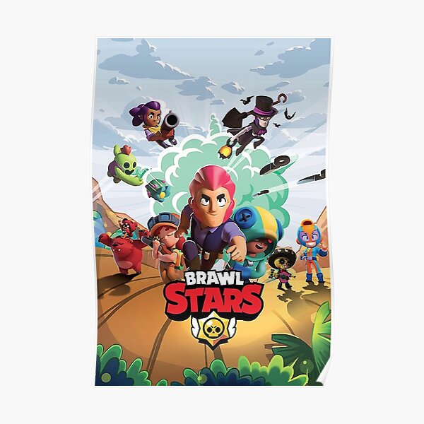 Brawl Star Wall Art Redbubble