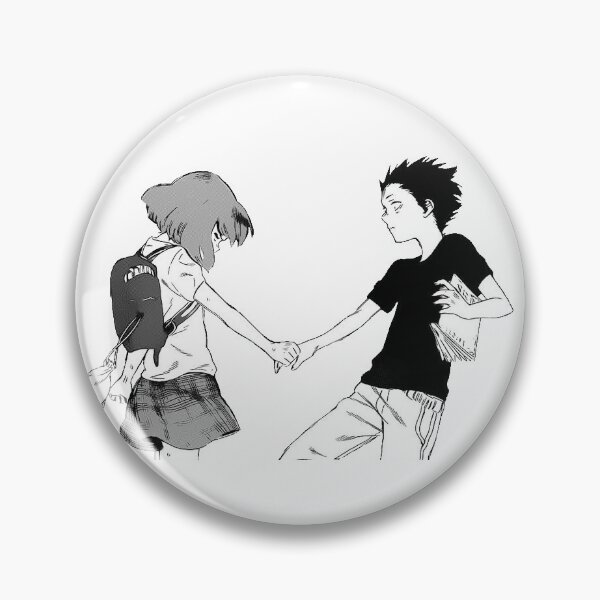 Item preview, Shoko and Shoya from A Silent Voice designed and sold by rafimaroon.