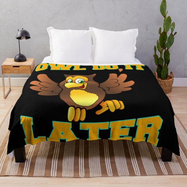 Item preview, Owl Do It Later designed and sold by VernonCruz.