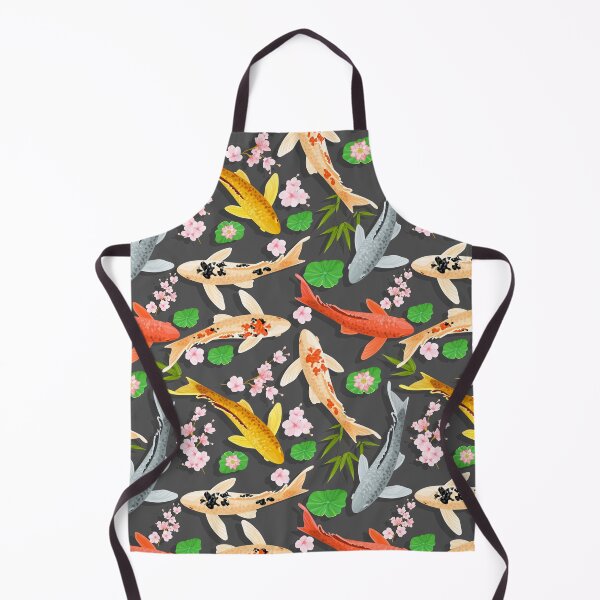 Item preview, koi fish yin yang with bamboo water background lotus flower designed and sold by My-Best-Life.