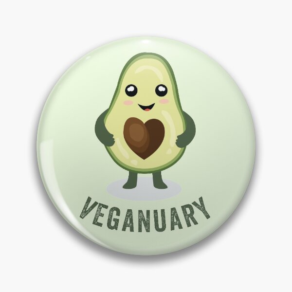Item preview, Veganuary Avocado designed and sold by cutefungifts.