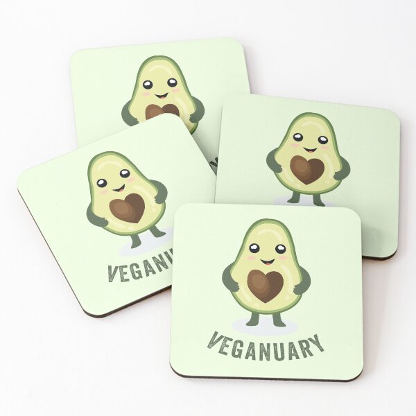 Item preview, Veganuary Avocado designed and sold by cutefungifts.