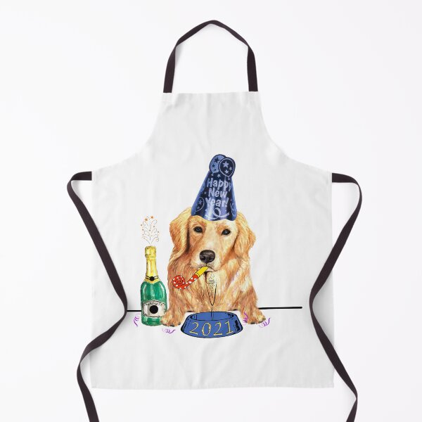Item preview, Golden Retriever Happy New Year 2021 Dog Owner Gift designed and sold by StickerArtwork.