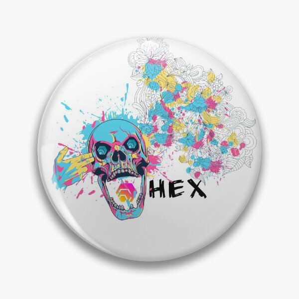 Item preview, Mind Blown HEX Cryptocurrency designed and sold by Bitcoin-Fashion.