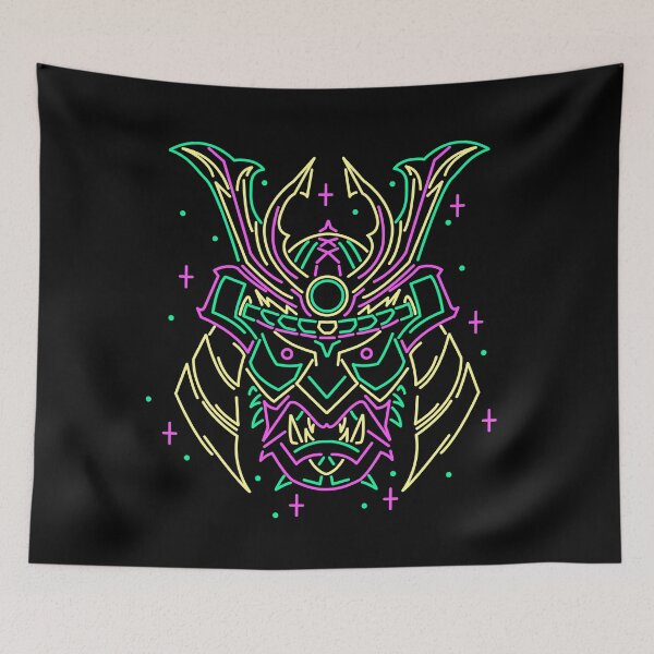 Item preview, Samurai Head Neon designed and sold by rmrc28.