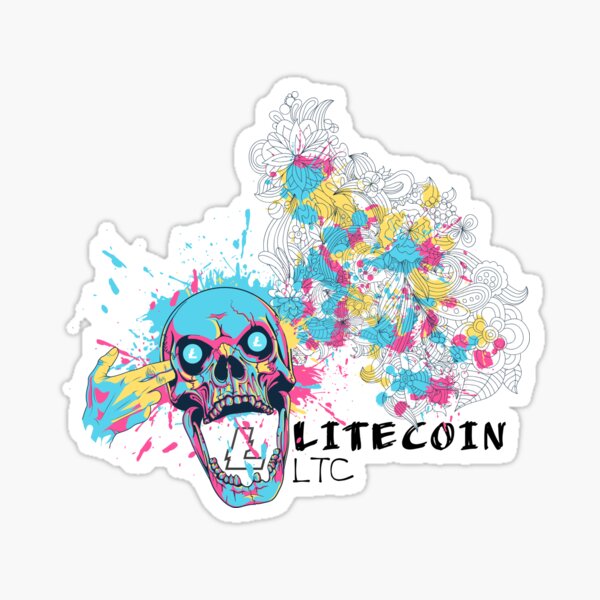 Artikel-Vorschau von Mind Blown Litecoin LTC Kryptowährung, designt und verkauft von Bitcoin-Fashion.