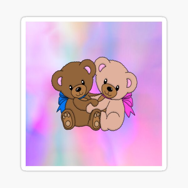 Trimcraft Tiny Tatty Teddy A4 Glitter Stickers - Boy