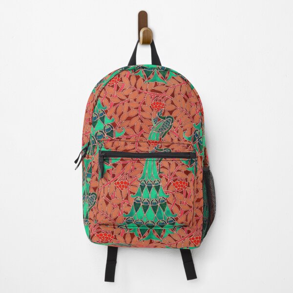 Item preview, Bold Peacock Red & Green Luxury Maximalism Contemporary Patterns for Everyday Accessories, Home Decor & Wear designed and sold by manda1988.