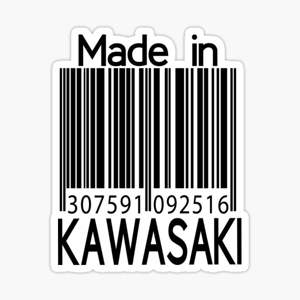 Made in Kawasaki Sticker