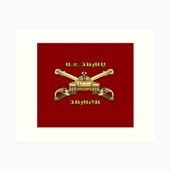 U.S. Army Armor Art Print