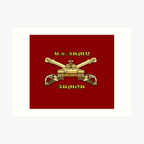 U.S. Army Armor Art Print