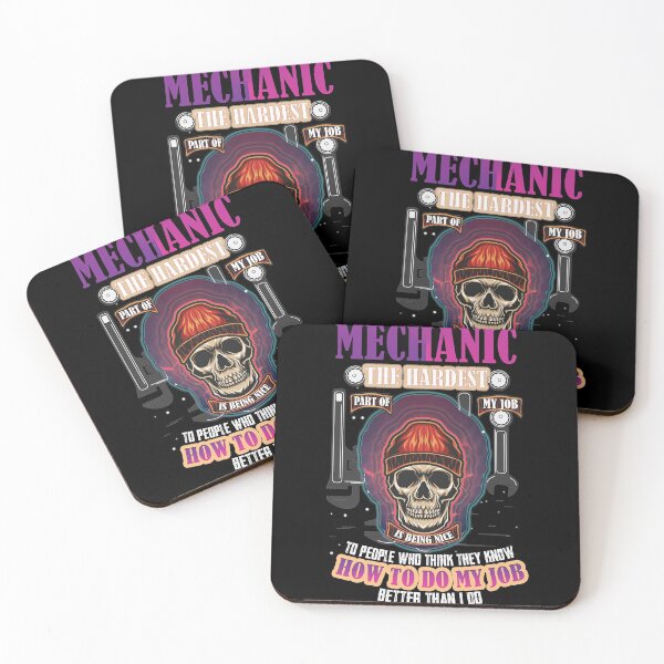 Item preview, Mechanic the hardest part of my job is being nice how to do my job designed and sold by JezabelDesch.