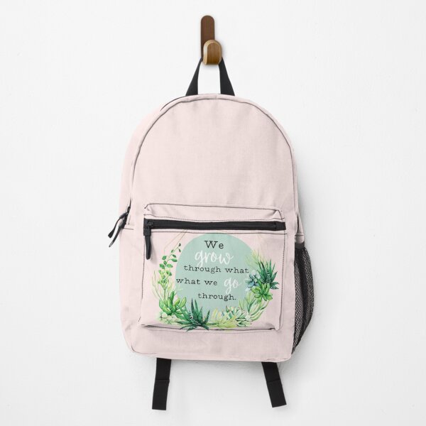 Item preview, We Grow through what we go through  Succulent & Aloe Botanical Quote and Artwork designed and sold by Dollfacedesign.