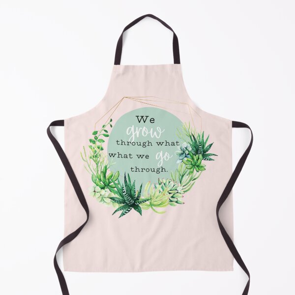Item preview, We Grow through what we go through Succulent & Aloe Botanical Quote and Artwork designed and sold by Dollfacedesign.