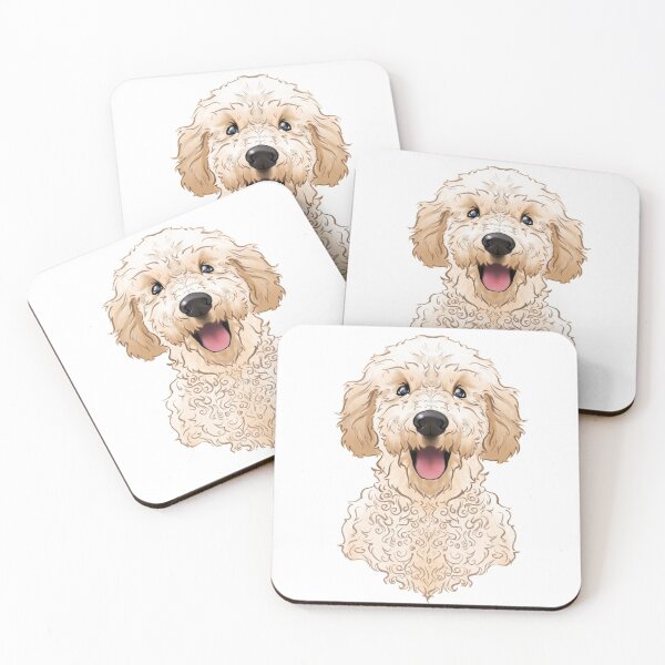 Item preview, Golden Doodle Pet Print designed and sold by Mizea.