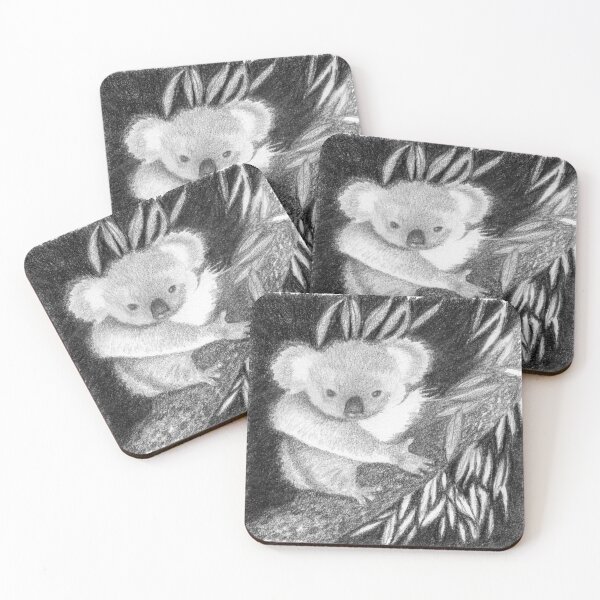 Item preview, Koala at Night Pencil Sketch designed and sold by Jane McDougall.