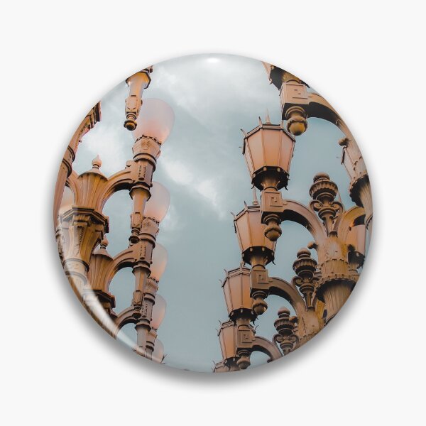 Item preview, Urban Light LACMA Los Angeles California USA with blue sky designed and sold by Mrvell.