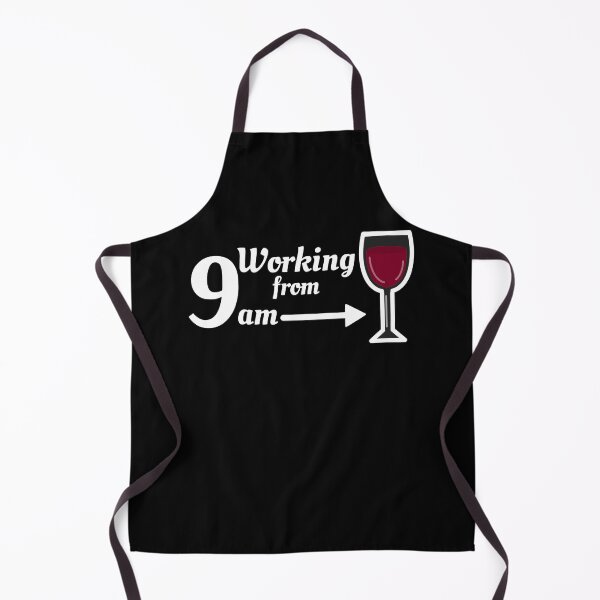 Item preview, Working from nine to wine - white designed and sold by CricketDoodles.