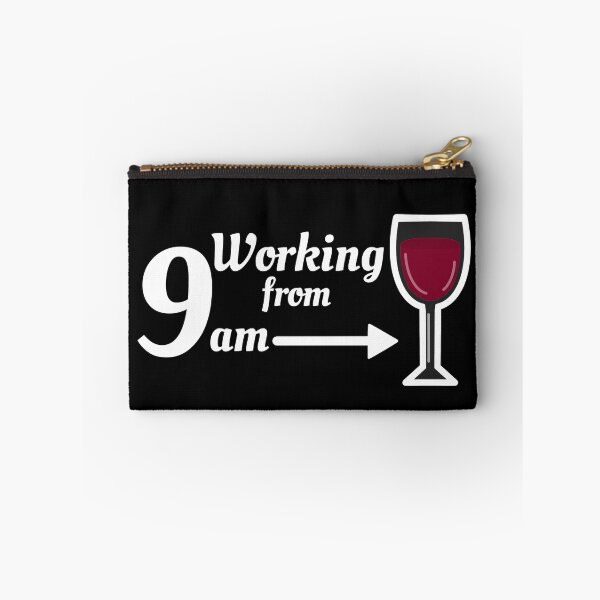Item preview, Working from nine to wine - white designed and sold by CricketDoodles.