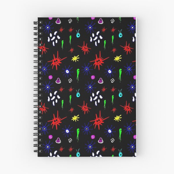 Item preview, Microbes on black designed and sold by CraftCartwright.