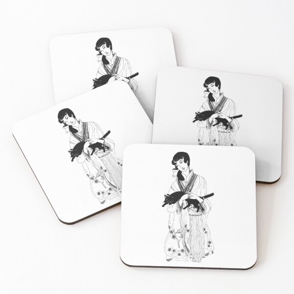 Item preview, Japanese girl with a cat designed and sold by SelinaFloca.
