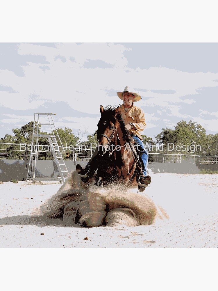 "REINING HORSE, COW HORSE, QUOTES" Sticker for Sale by Tinpants Redbubble