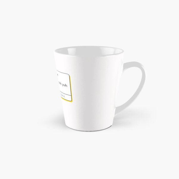 reminder never let anybody tek yuh fi eediat Tall Mug
