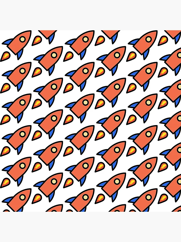 Thumbnail 4 of 4, Clock, Rocket designed and sold by bostonlive.