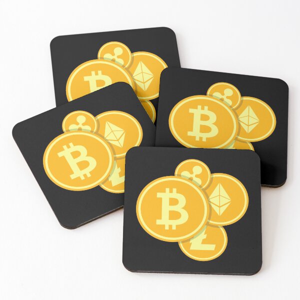 Item preview, Cryptocurrency - Bitcoin Litecoin Ethereum Ripple designed and sold by AeroAstro.