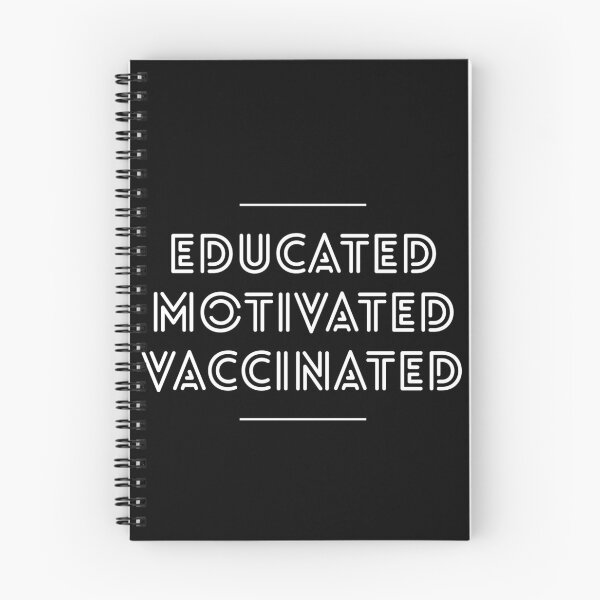 Item preview, Educated and vaccinated designed and sold by Zilch-o.