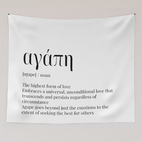 Item preview, Agape greek definition for love designed and sold by mirtoth.