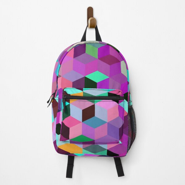 Item preview, Cute Colourful Cubes Abstract Background funny gift for digital art lovers designed and sold by AYACHI90.