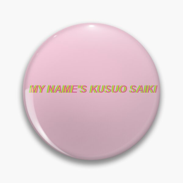 Item preview, My name's Kusuo Saiki Sticker designed and sold by mooch-er.