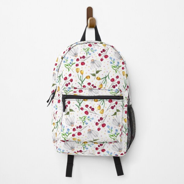 Item preview, Spring cherries and flowers seamless pattern 1 designed and sold by DoodlesFlowers.