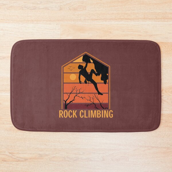 Item preview, Vintage bouldering rock climbing sunset designed and sold by Phoca Mobil.