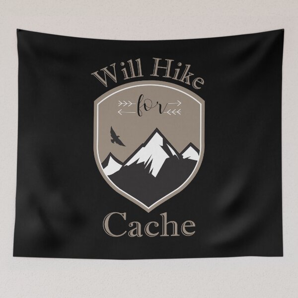 Item preview, Will hike for Cache- design for geocaching  designed and sold by anins-azuree.
