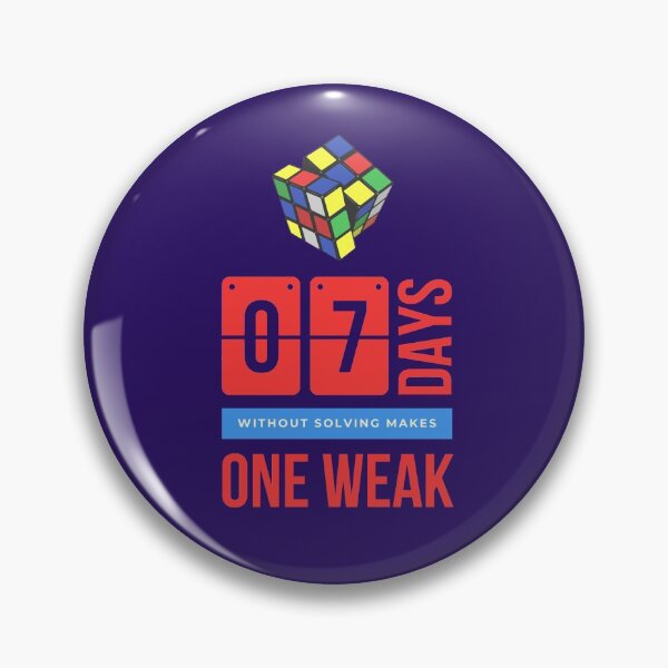 Item preview, 7 Days Without Solving Makes One Weak designed and sold by MCoolOliver.