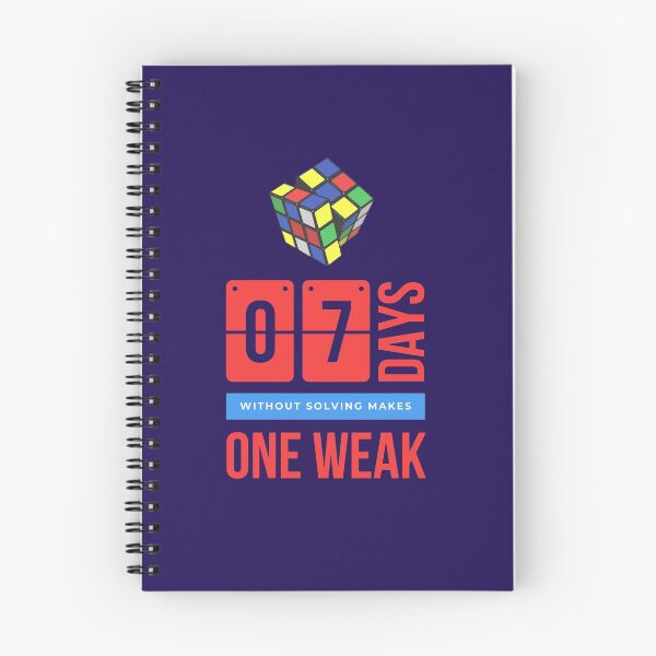 Item preview, 7 Days Without Solving Makes One Weak designed and sold by MCoolOliver.
