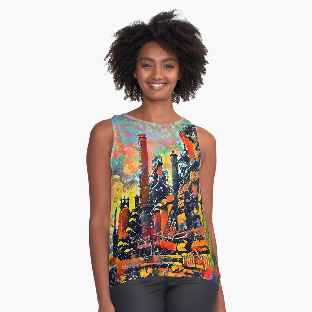 Item preview, Sleeveless Top designed and sold by saintiro.