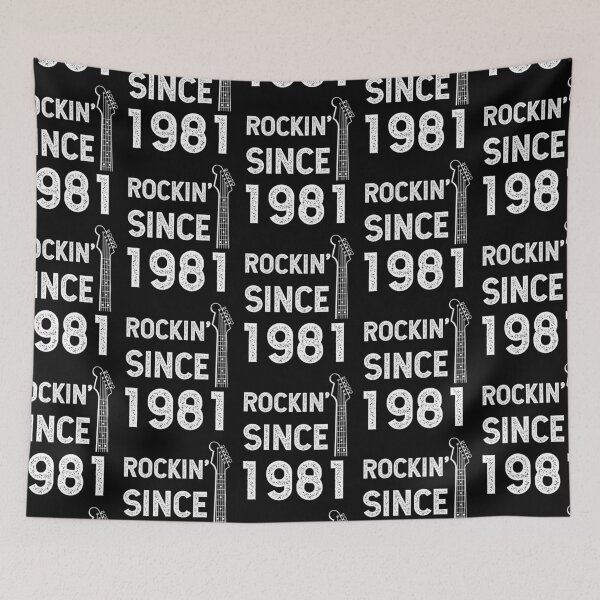 Item preview, Gift for 39 Year Old: Classic Rock 1981 39th Birthday designed and sold by DiogoCalheiros.