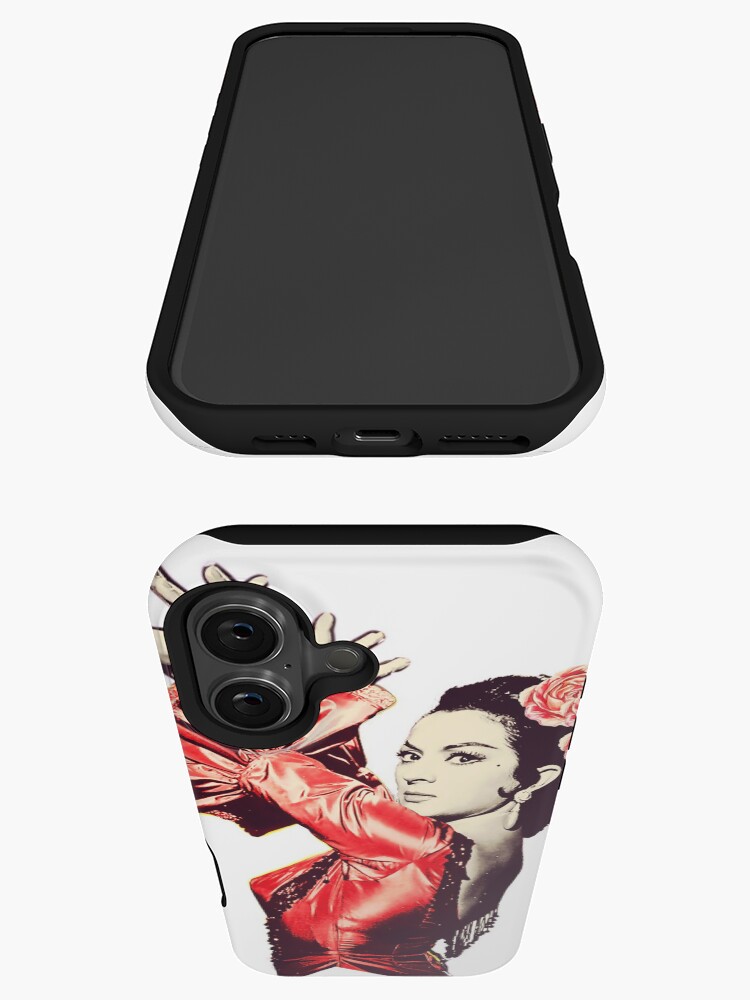 Imagen 3 de 4, Funda de iPhone con la obra Lola Flores Vestido Rojo Fondo Transparente, diseñada y vendida por danimota.