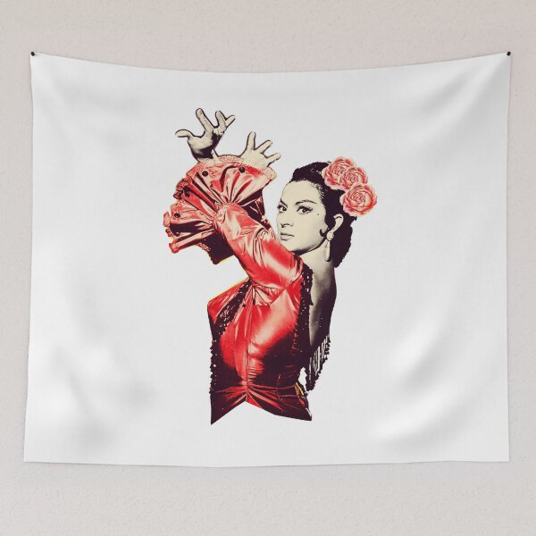 Item preview, Lola Flores Red Dress Transparent Background designed and sold by JmB Folkloricas.