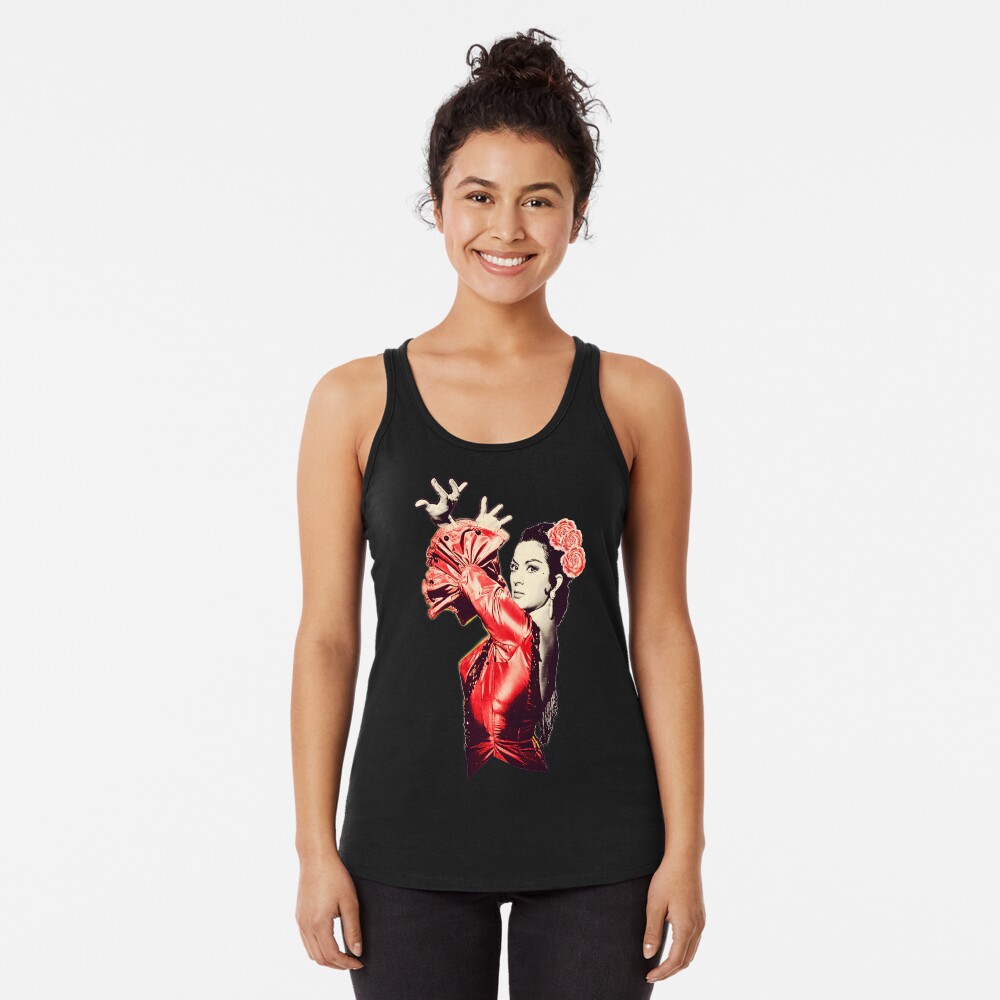 Vista previa del artículo con la obra «Camiseta con espalda nadadora», diseñado y vendido por danimota.