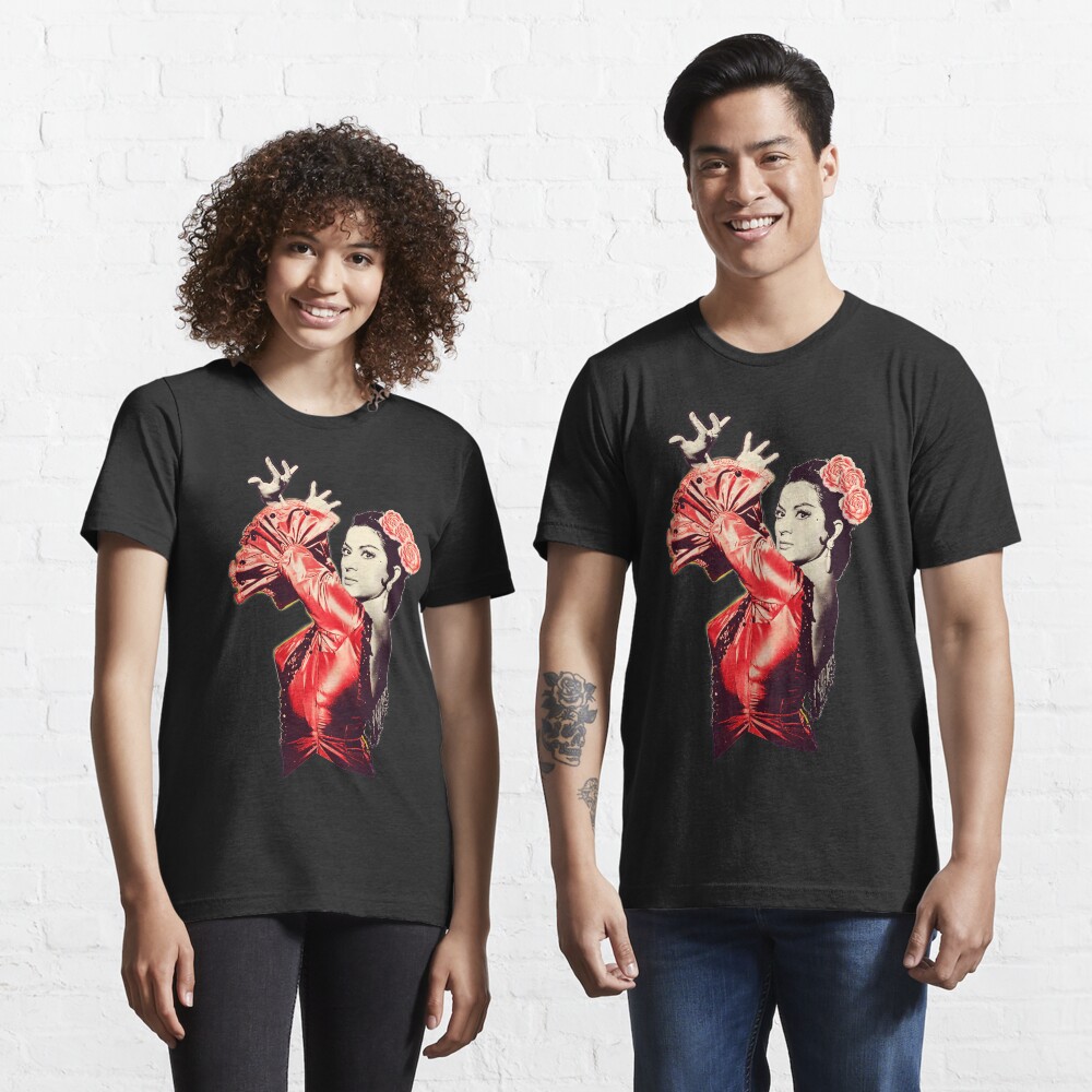 Vista previa del artículo con la obra «Camiseta esencial», diseñado y vendido por danimota.
