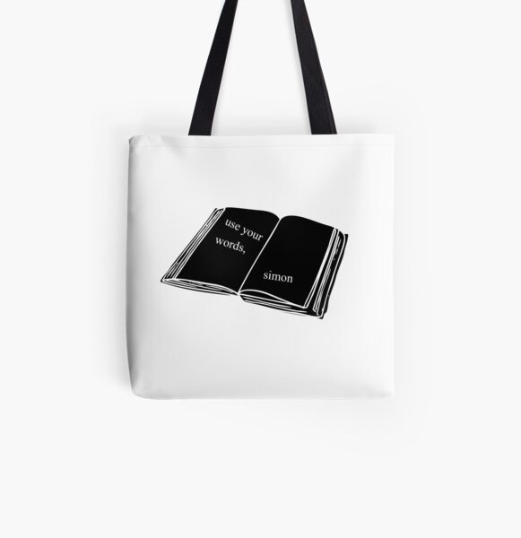 Use Your Words, Simon All Over Print Tote Bag