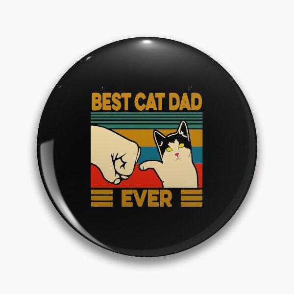 Item preview, Cat Vintage Best Cat Dad Ever Bump Fit  designed and sold by nubaca2311.