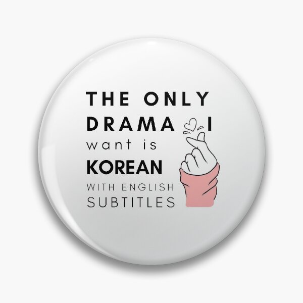 Item preview, The Only Drama I Want Is Korean With English Subtitles designed and sold by 4chraf.