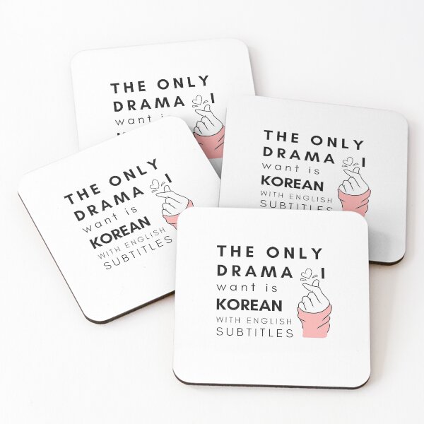 Item preview, The Only Drama I Want Is Korean With English Subtitles designed and sold by 4chraf.